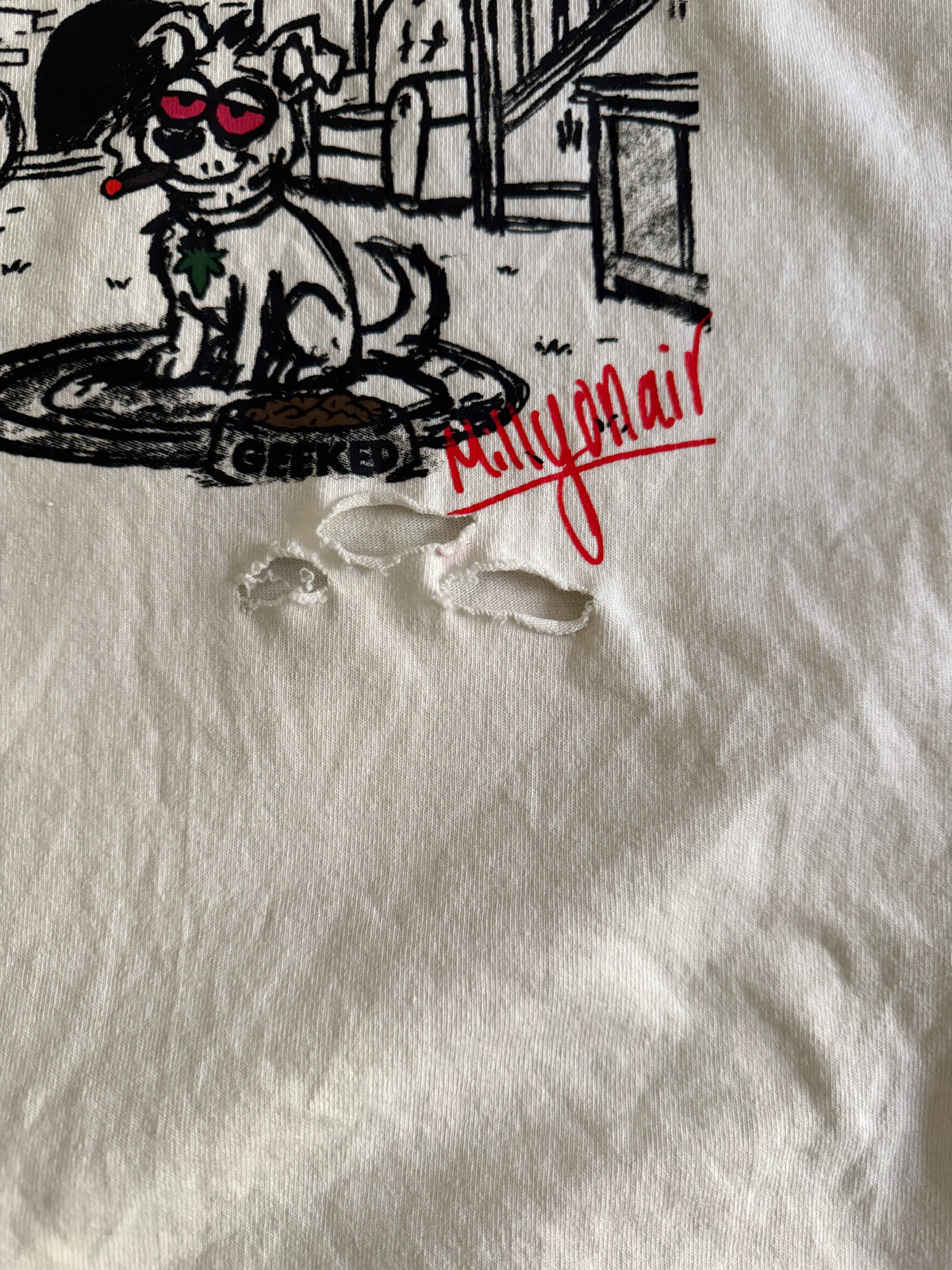 1 of 1 Distressed Stay Geeked Tee
